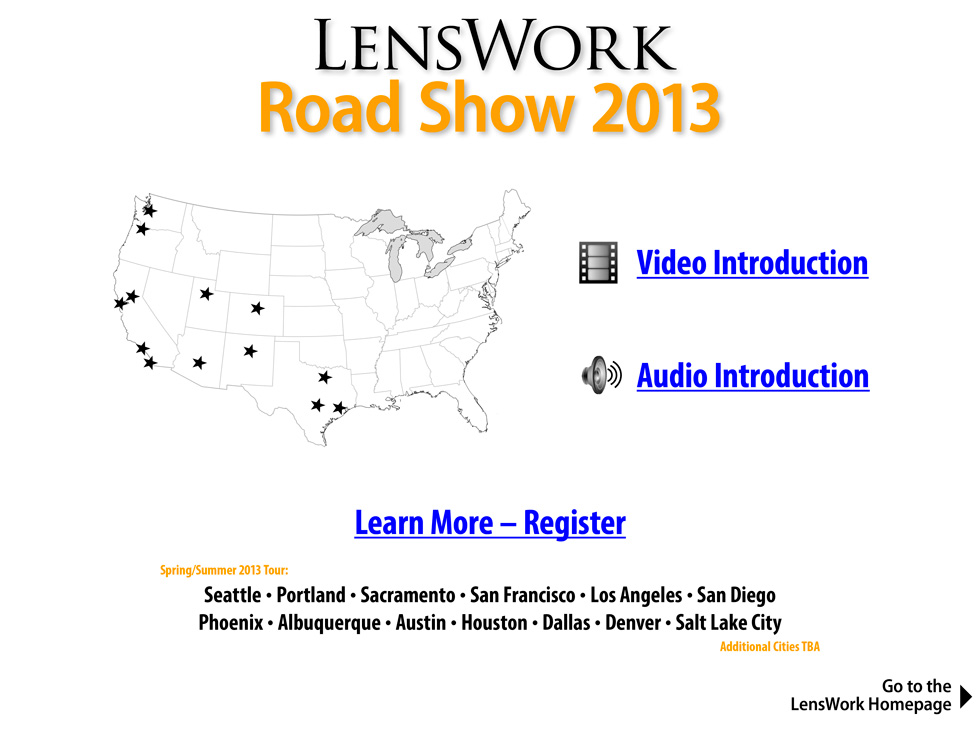 LensWork Road Show 2013